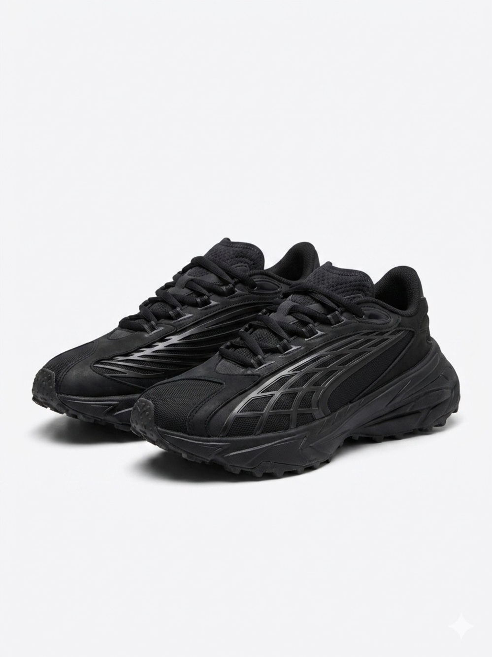Puma Men's Black Athletic Shoes